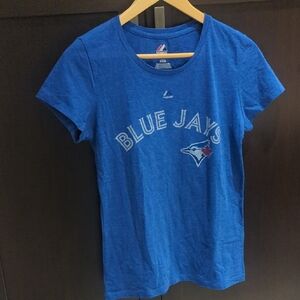 Women's Majestic Blue Jays Graphic Tee - Size M Great Condition